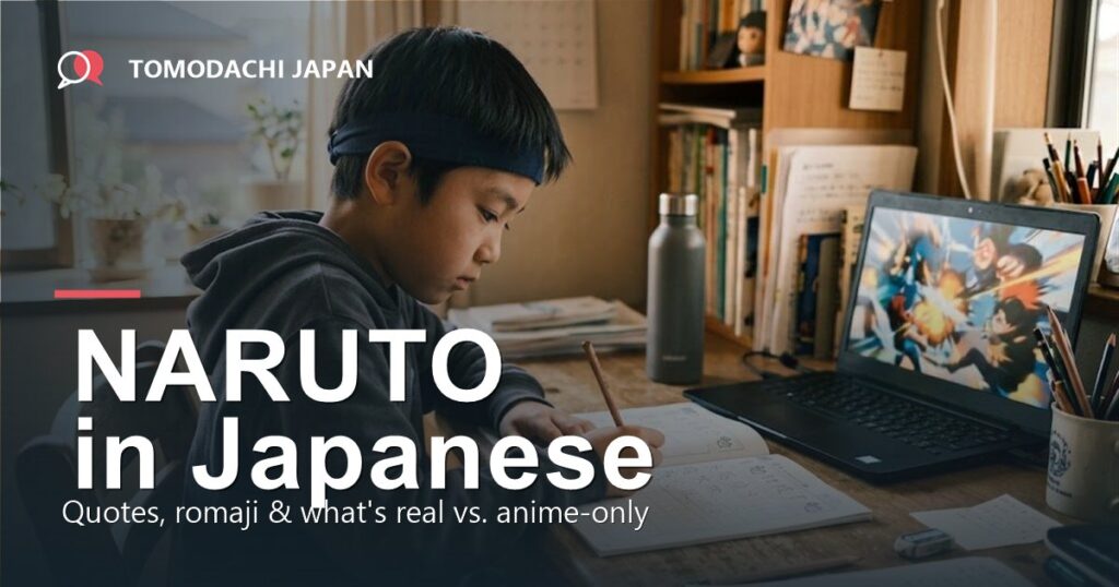 Naruto quotes in Japanese with romaji and English