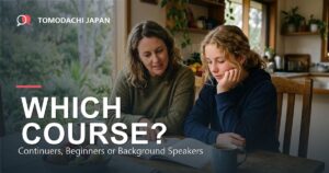An Australian parent and their Year 10 child choosing a senior Japanese course together
