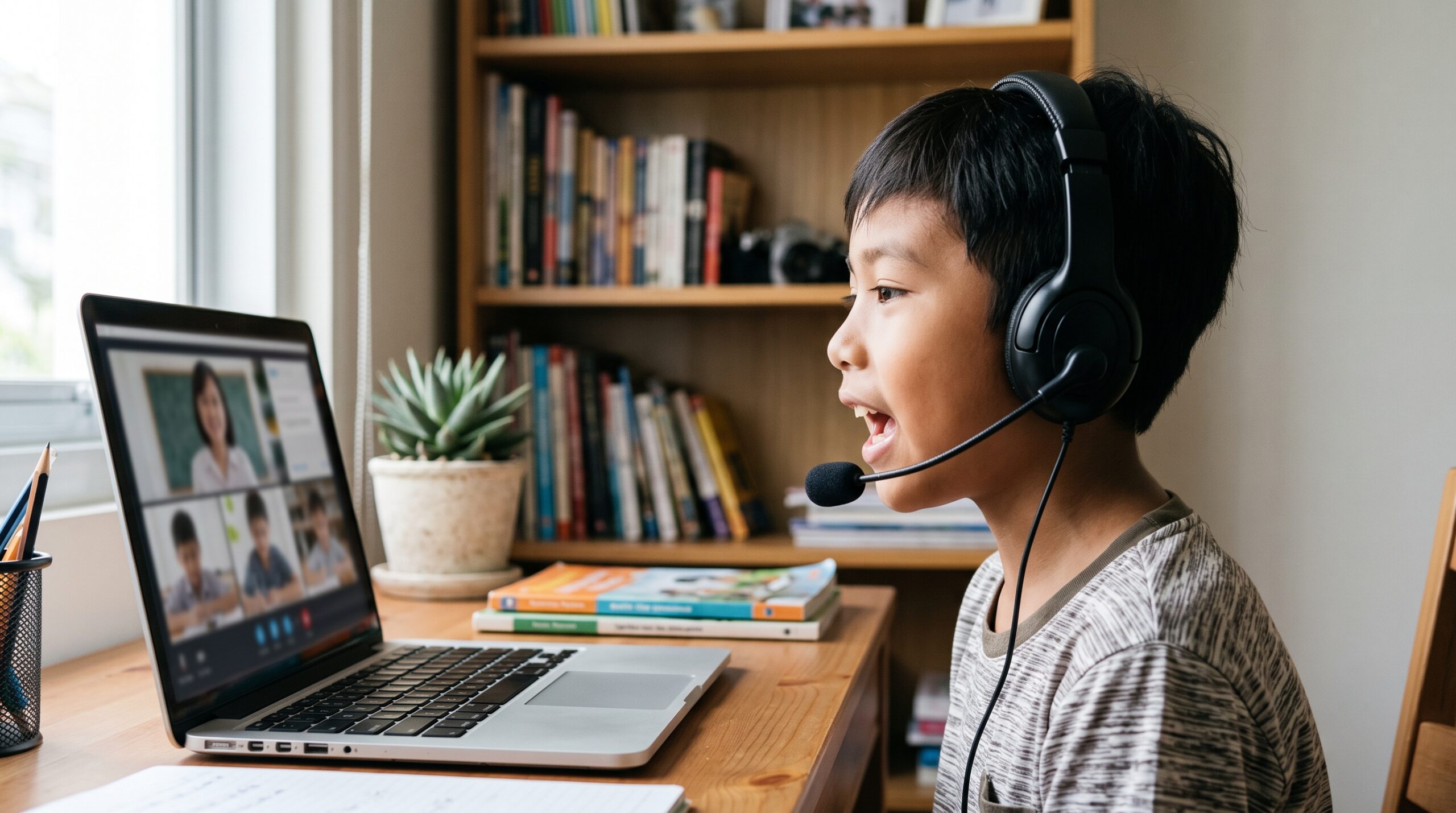 Anak Bandung berani berbicara bahasa Jepang dalam kelas online