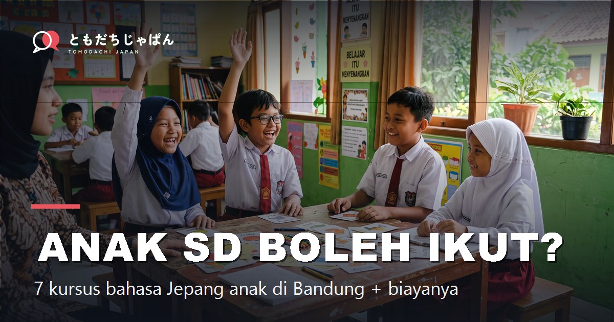 Kursus bahasa Jepang untuk anak di Bandung 2026