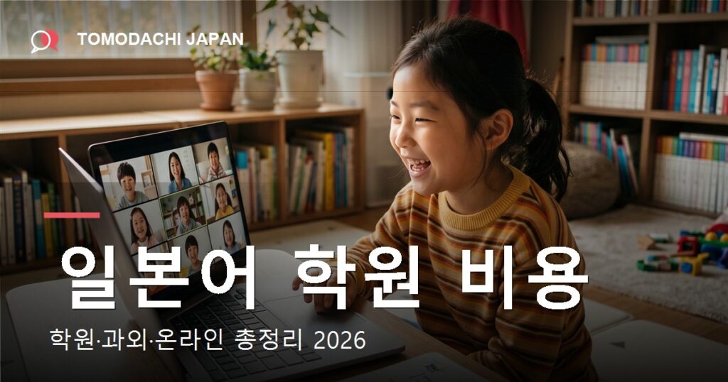 어린이 일본어 학원 비용 학원 과외 온라인 총정리