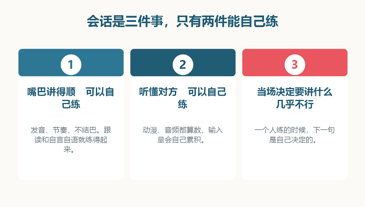 图解:会话由三件事组成,第三件无法一个人练