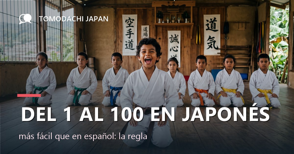 Números en japonés para niños: del 1 al 100 y la regla que lo hace más fácil que en español