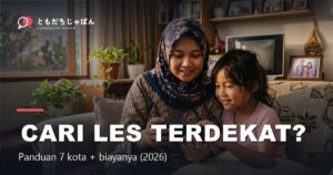 Les bahasa Jepang anak terdekat: panduan per kota 2026