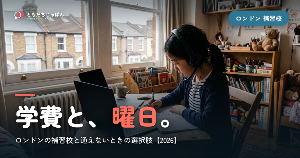 ロンドンの日本語補習校まとめ｜学費・曜日・場所と『通えない/合わない』ときの選択肢【2026】