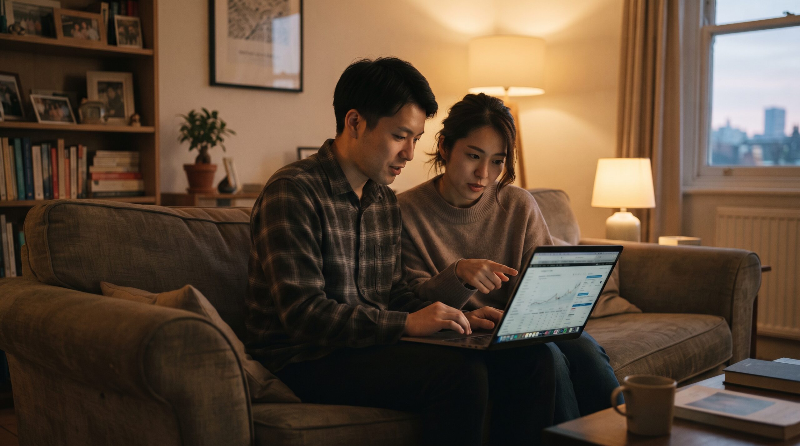 自宅からオンラインで海外に住む日本の子どもに日本語を教える女性の先生