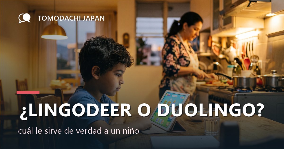 Comparación de LingoDeer y Duolingo para japonés con precios mensuales y anuales en pesos mexicanos y clasificación por edad 4+