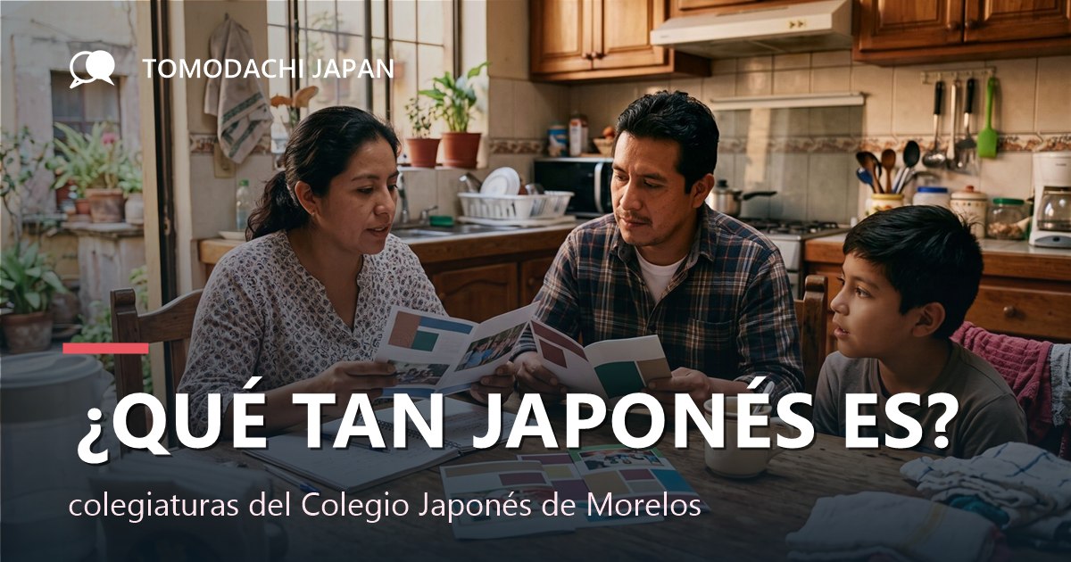 Comparación entre el Colegio Japonés de Morelos y el Liceo Mexicano Japonés según qué es cada uno, el idioma del día escolar, los niveles y la ubicación