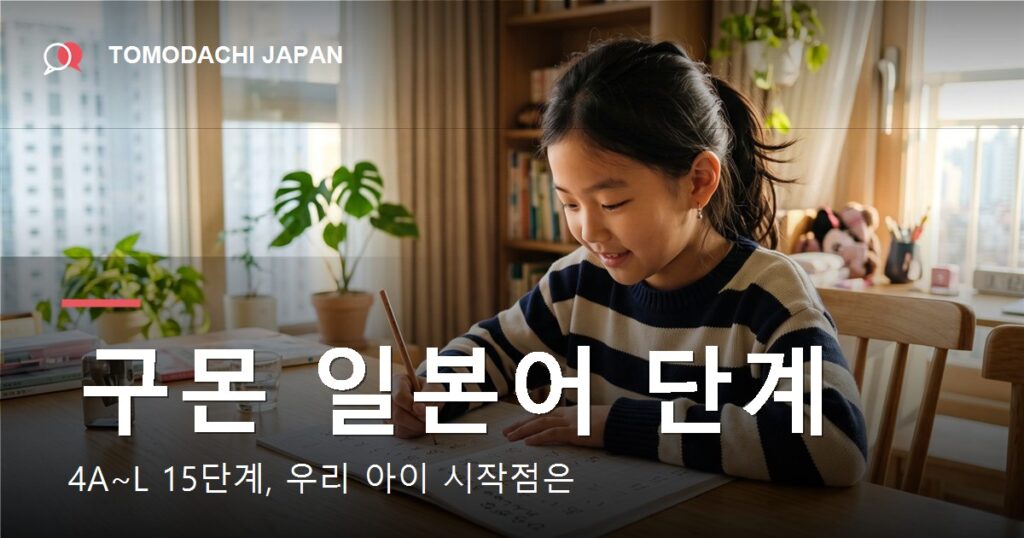 구몬 일본어 단계 안내 썸네일