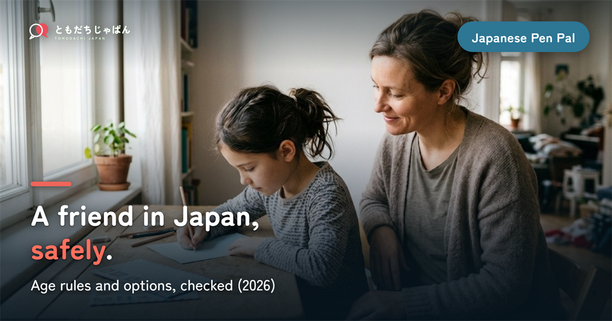 Japanese Pen Pal for Kids: Safe Ways to Find One (2026)