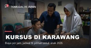 Kursus bahasa Jepang di Karawang untuk anak: biaya per jam dan jadwal 2026